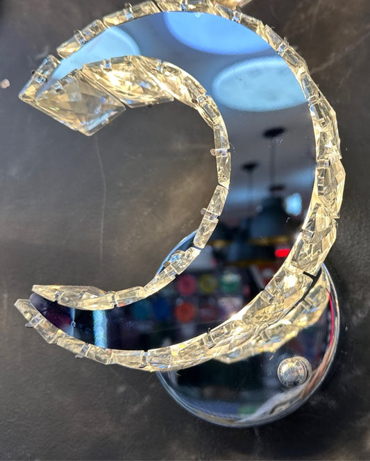 Aplique pared cristal LED tres tonos luna 205