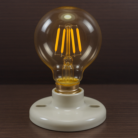 Bombillo G80 Vintage 4W Luz Amarilla E27 Dimerizable
