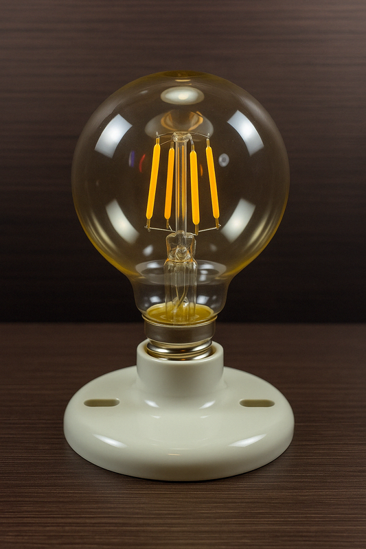 Bombillo G95 Vintage 4W Luz Amarilla E27"