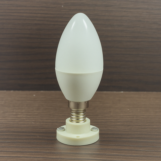 Bombillo Vela 3W Luz Blanca o Cálida E12