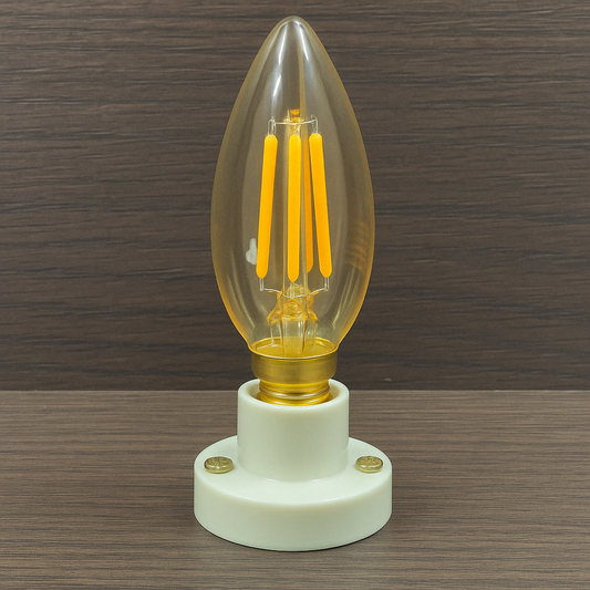 Bombillo Vela E12 Vintage