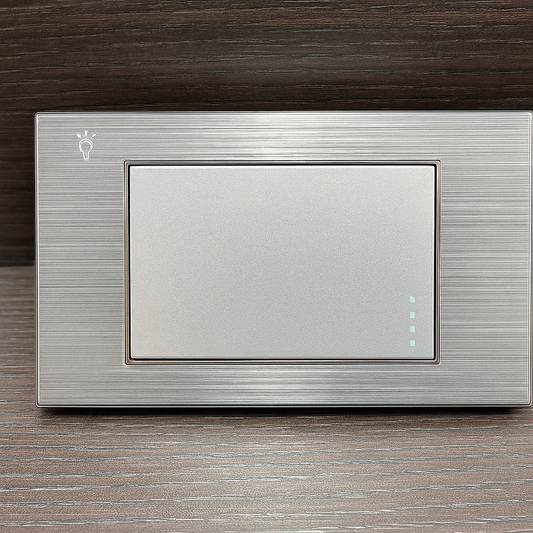 Interruptor Sencillo Silver Mercury
