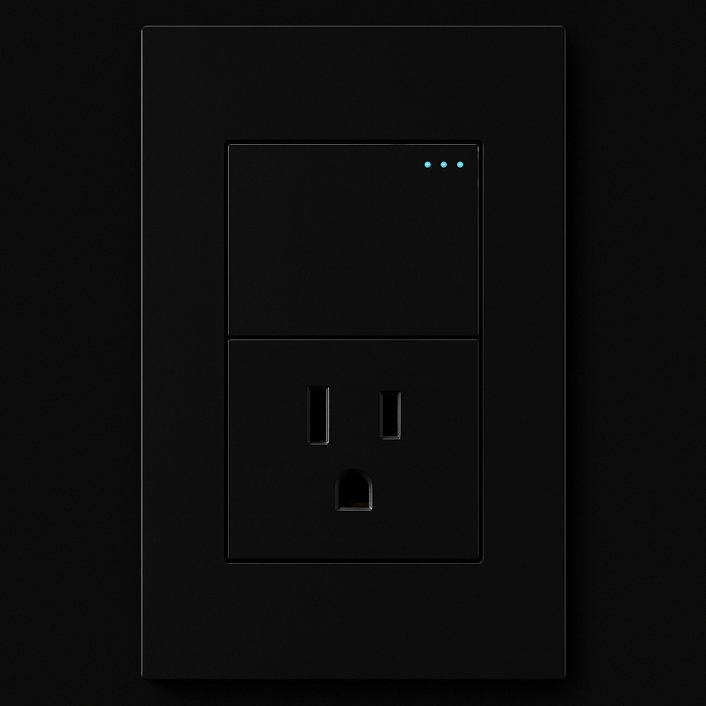 Interruptor + Toma Back Luxury