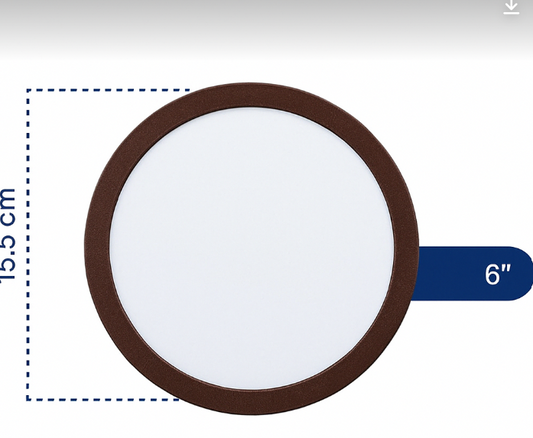 Panel led 6w madera de incrustar