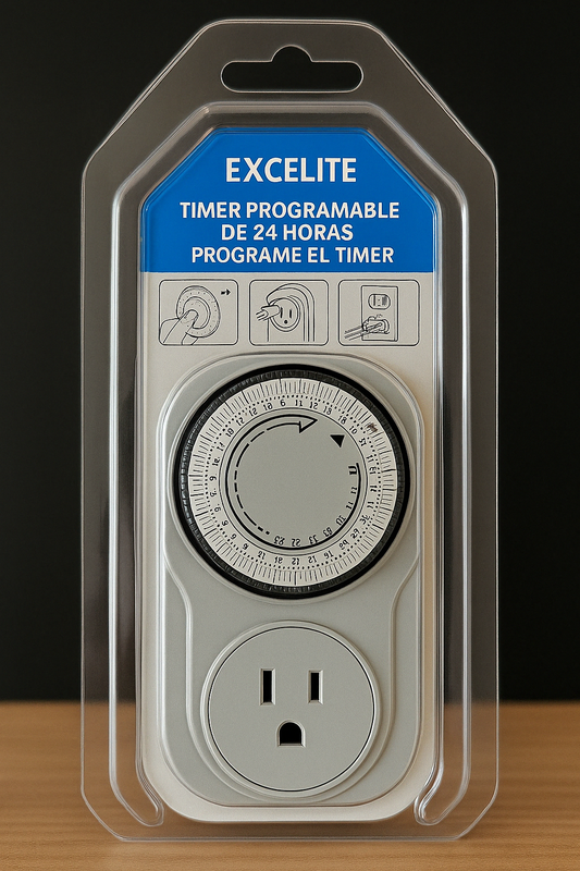 Timer análogo mecánico 24 horas