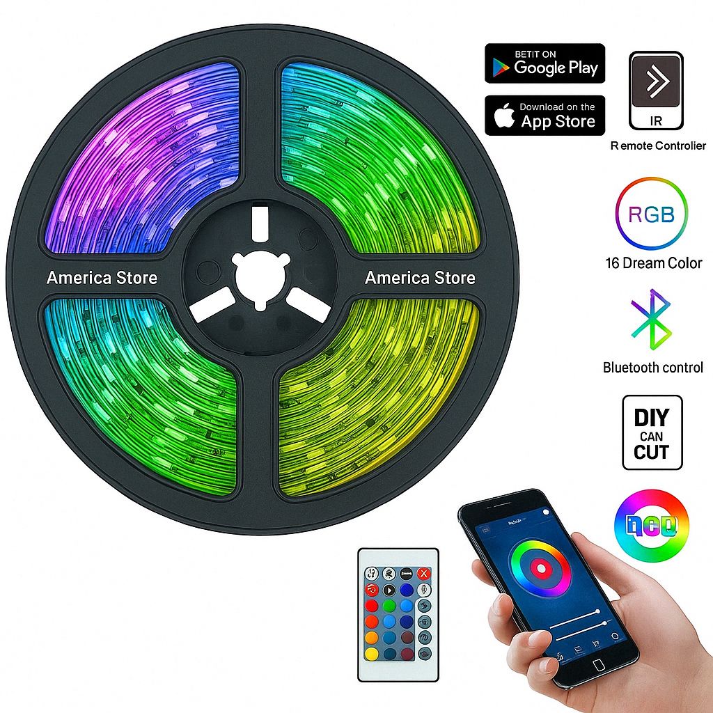 Cinta LED 12V RGB WiFi