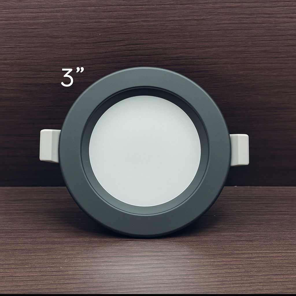 Bala LED 5W | Negra | Luz Blanca o Cálida