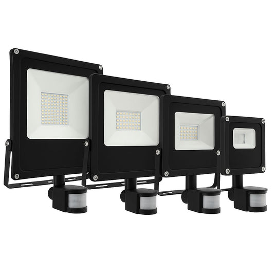 Reflector LED 50W con Sensor de Movimiento – Luz Blanca 6500K
