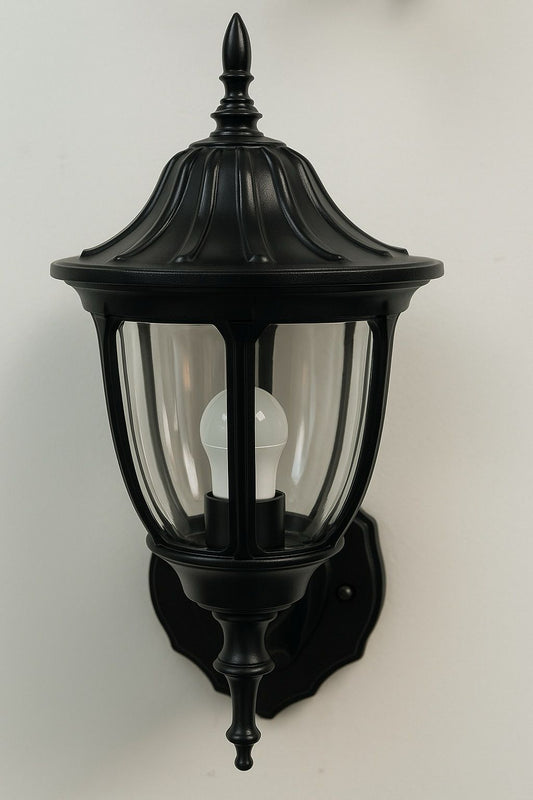 Farol de Pared Exterior – Negro – 33cm