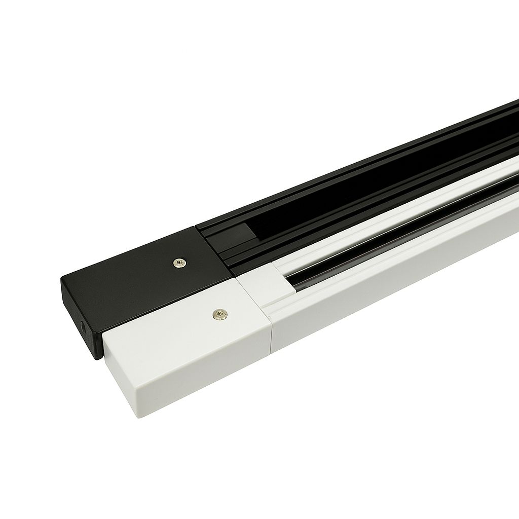 Riel para Spot LED | 1 Metro | Blanco o Negro