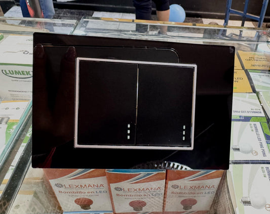 Interruptor Doble Black Mirror