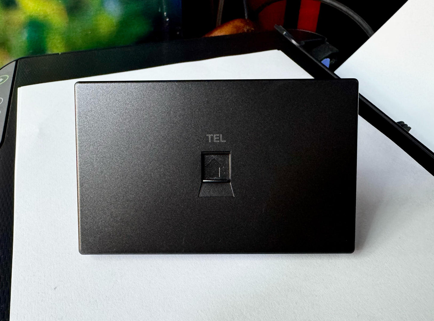 Toma Telefónica RJ11 Betty Negro