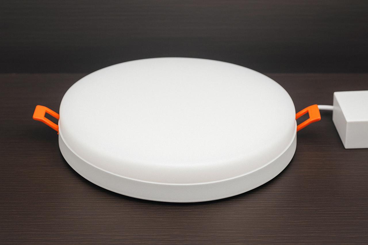 Panel LED 48W Redondo Tipo Pastel | De Incrustar | Luz Blanca