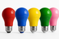 "Bombillo LED E27 6W Colores Surtidos