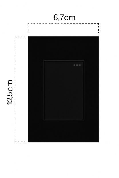 Interruptor Sencillo Black Luxury