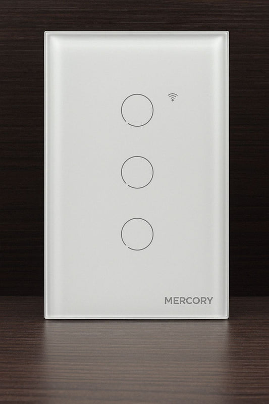 Interruptor Triple Smart WiFi blanco