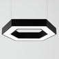 Lámpara colgante hexagonal 40W
