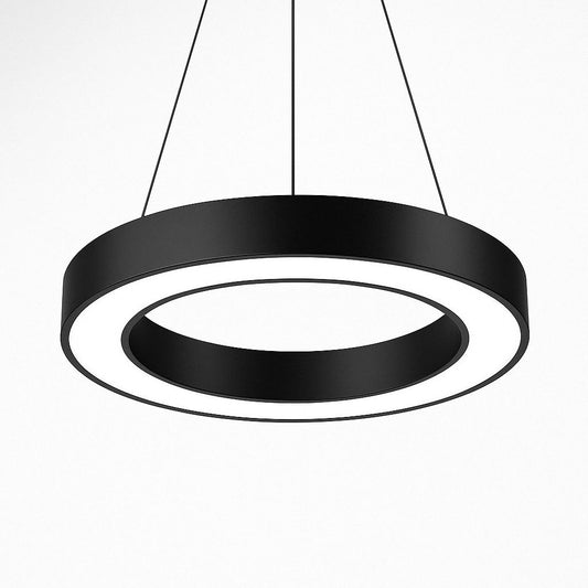 Lámpara colgante Aro Negro 40W