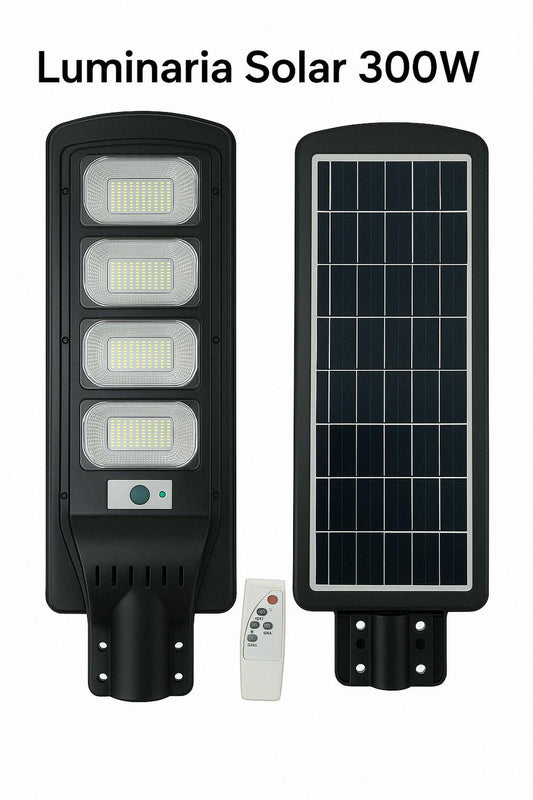 Luminaria Solar 300W con control remoto