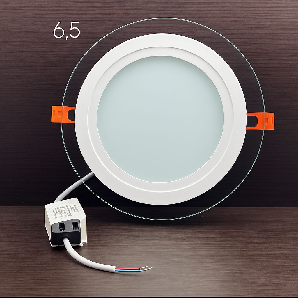 Bala LED 18W | Borde de Vidrio | Luz Blanca