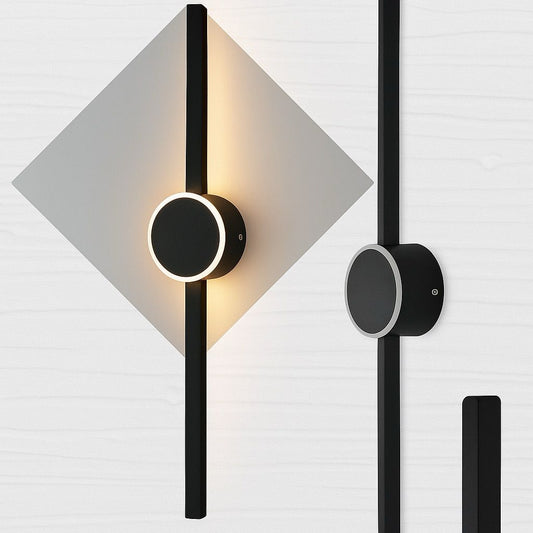 Aplique de Pared Lineal Negro – Luz Cálida – HD-K60