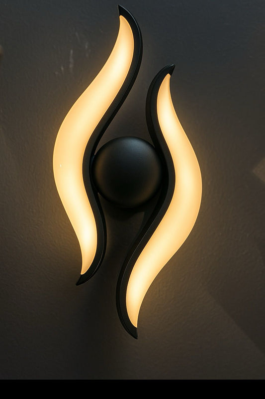 Aplique de Pared Negro