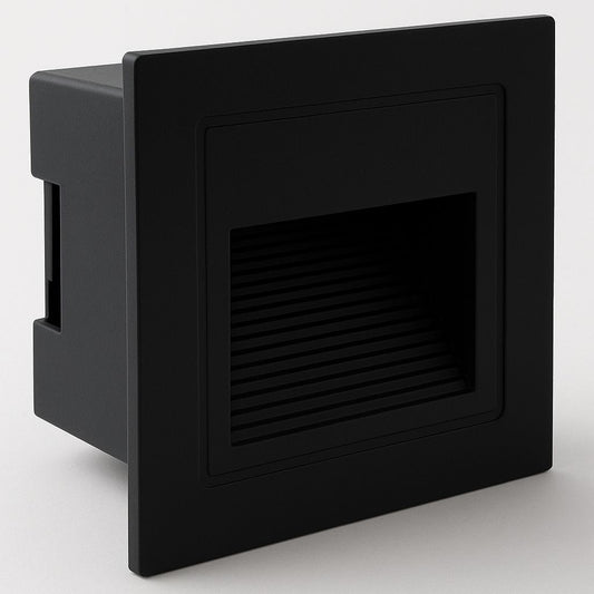 Aplique de Pared Nicho –Blanco o Negro – 3W Luz Cálida