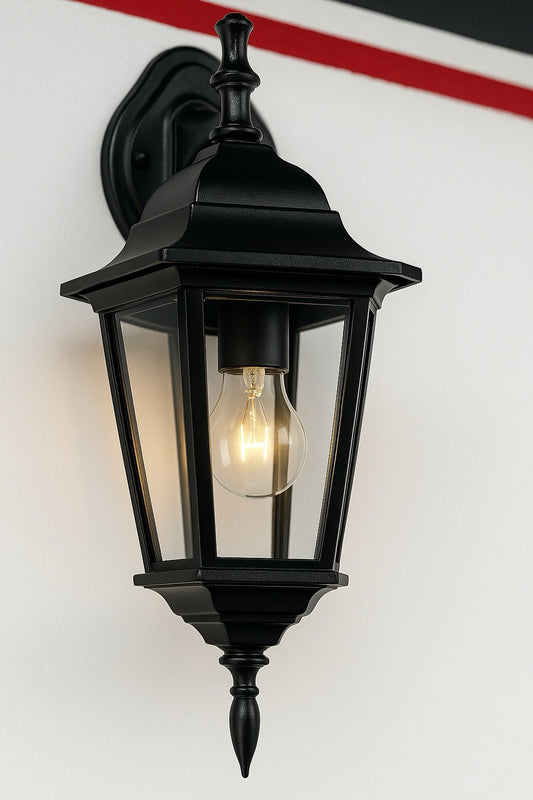 Farol pared Negro BT6403 de 33 cm