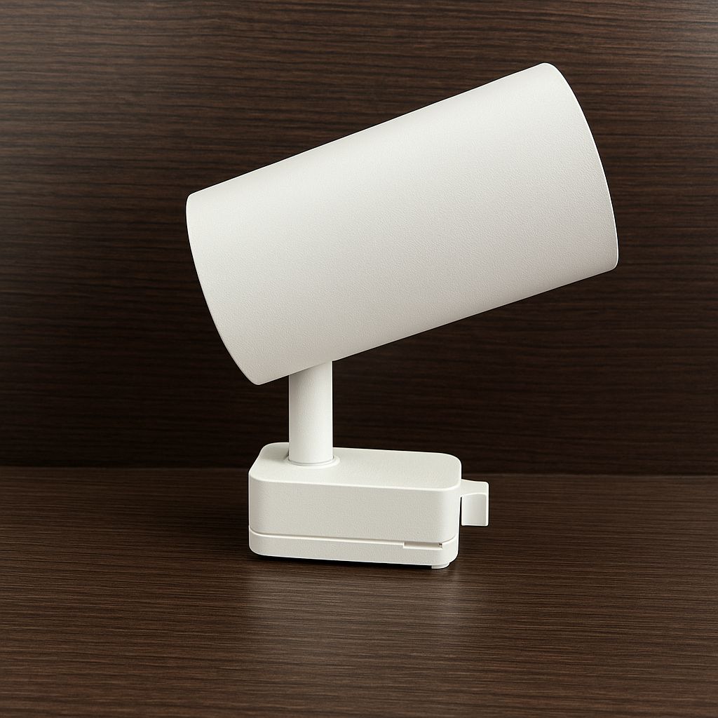 Spot LED de Riel 10W | Luz Cálida | Marco Blanco o Negro