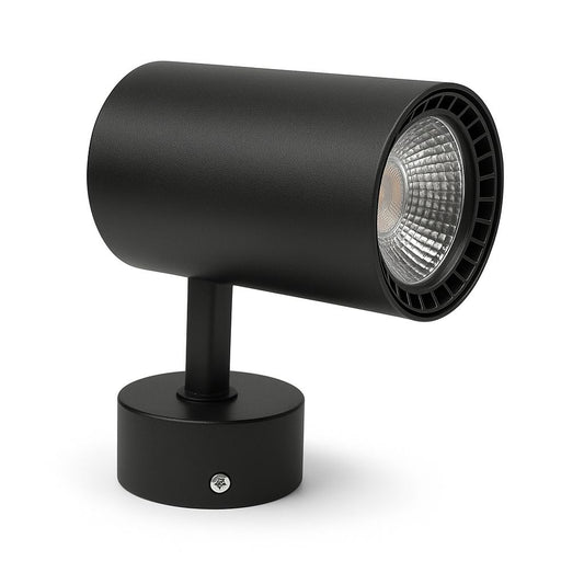 Spot LED 9W de Sobreponer | Luz Cálida | Color Negro