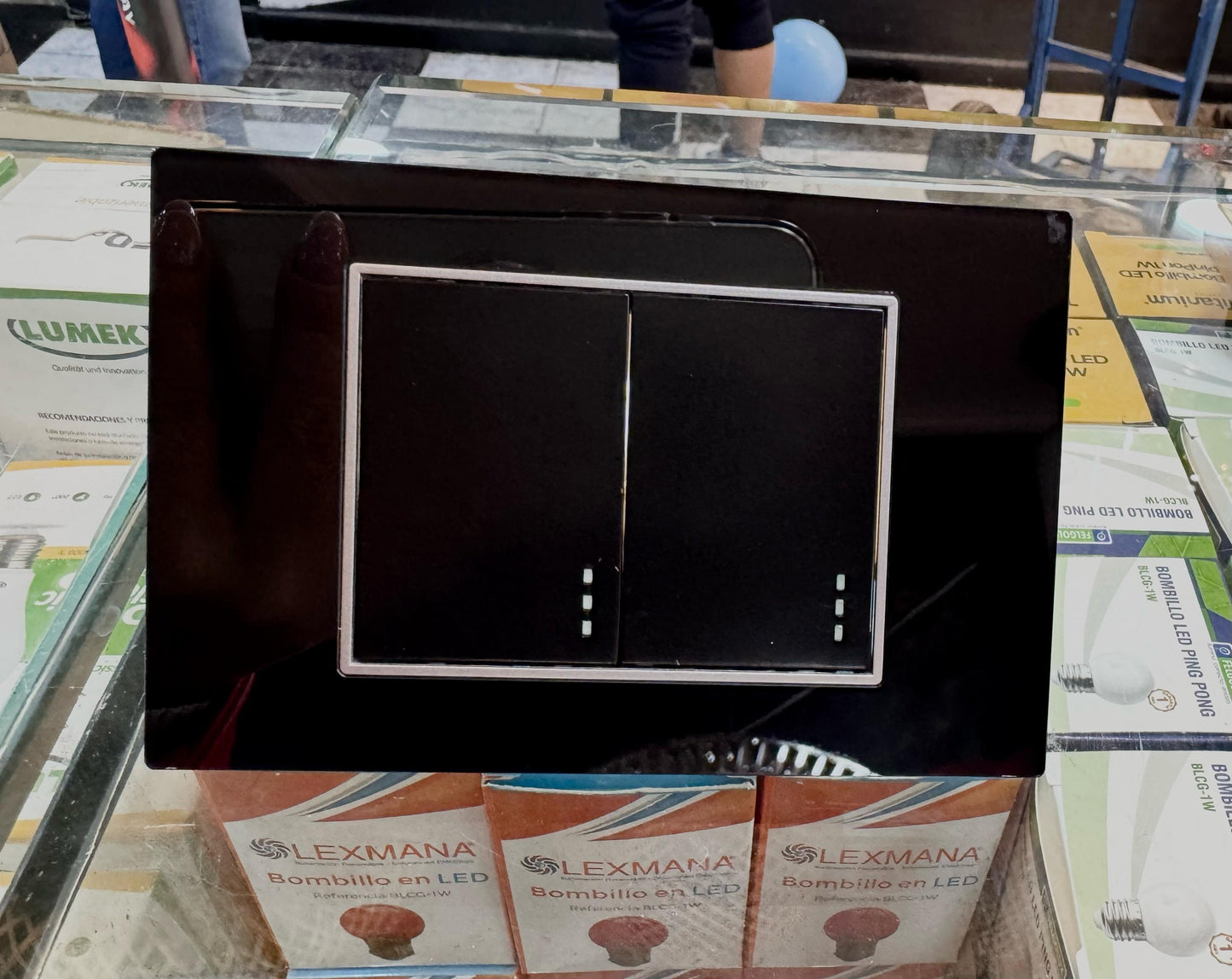 Interruptor Doble Black Mirror