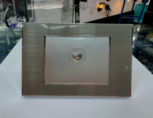 Toma Telefónica Premium Stainless