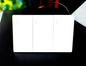 Interruptor Triple Premium Diamante