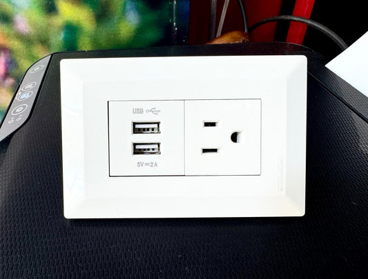 Toma + USB Vant Blanca