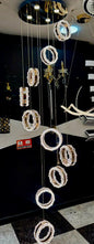 Lámpara Colgante 10 Aros – 3 Tonos