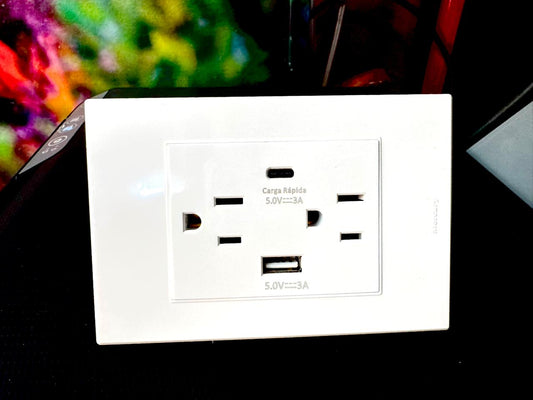 Interruptor Triple Premium White