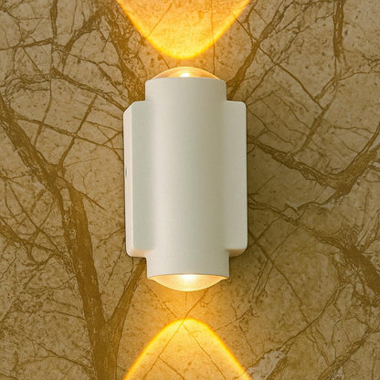 aplique de pared exterior 2W luz cálida